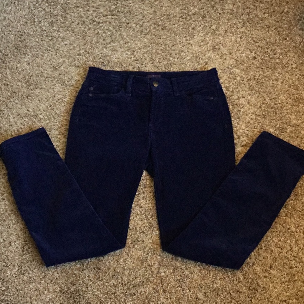 NYDJ Corduroy pants/legging size 4 blue